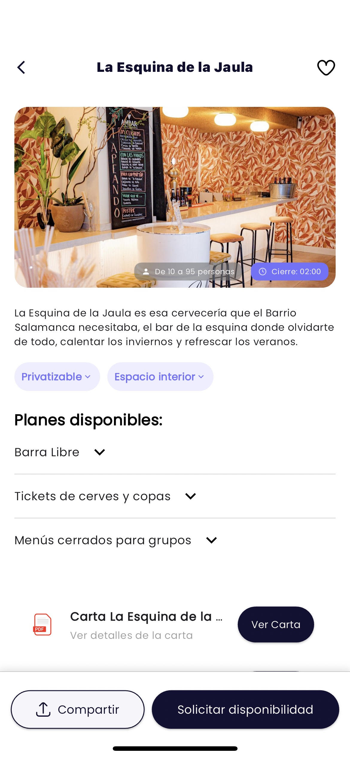Proceso de reserva