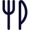 Icono de Menús cerrados para planes de grupo en Madrid